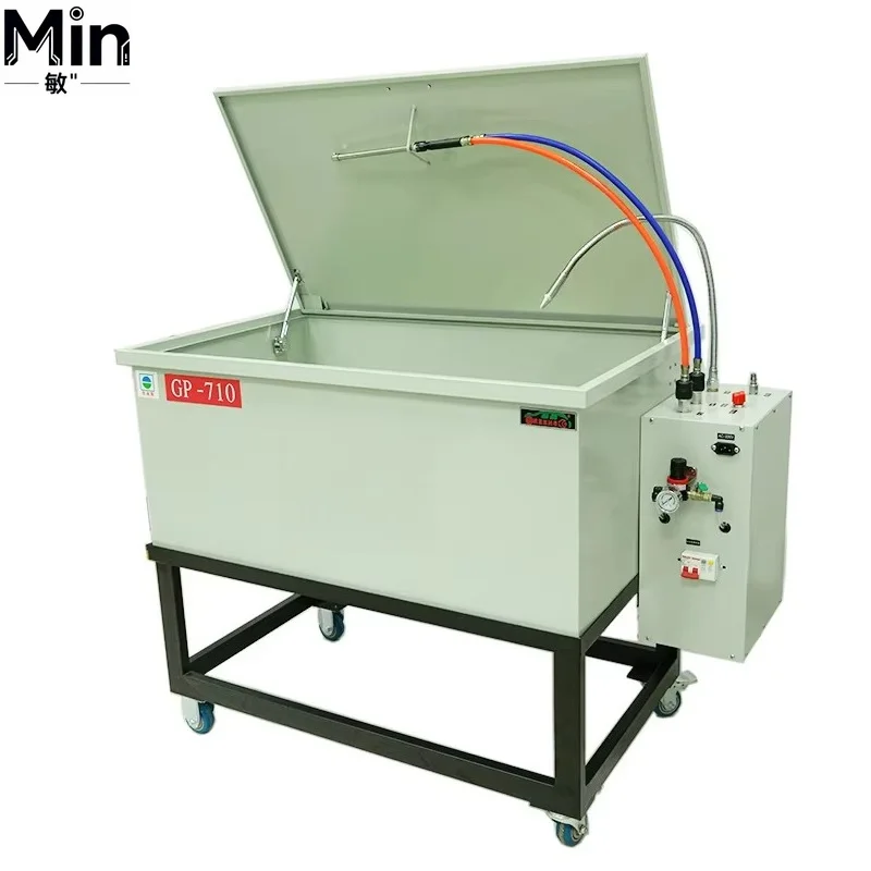GP 710 Pneumatic Automotive Parts Cleaning Machine With Heating Function Industrial Car Part Degreasing Cleaning Tank Accessory