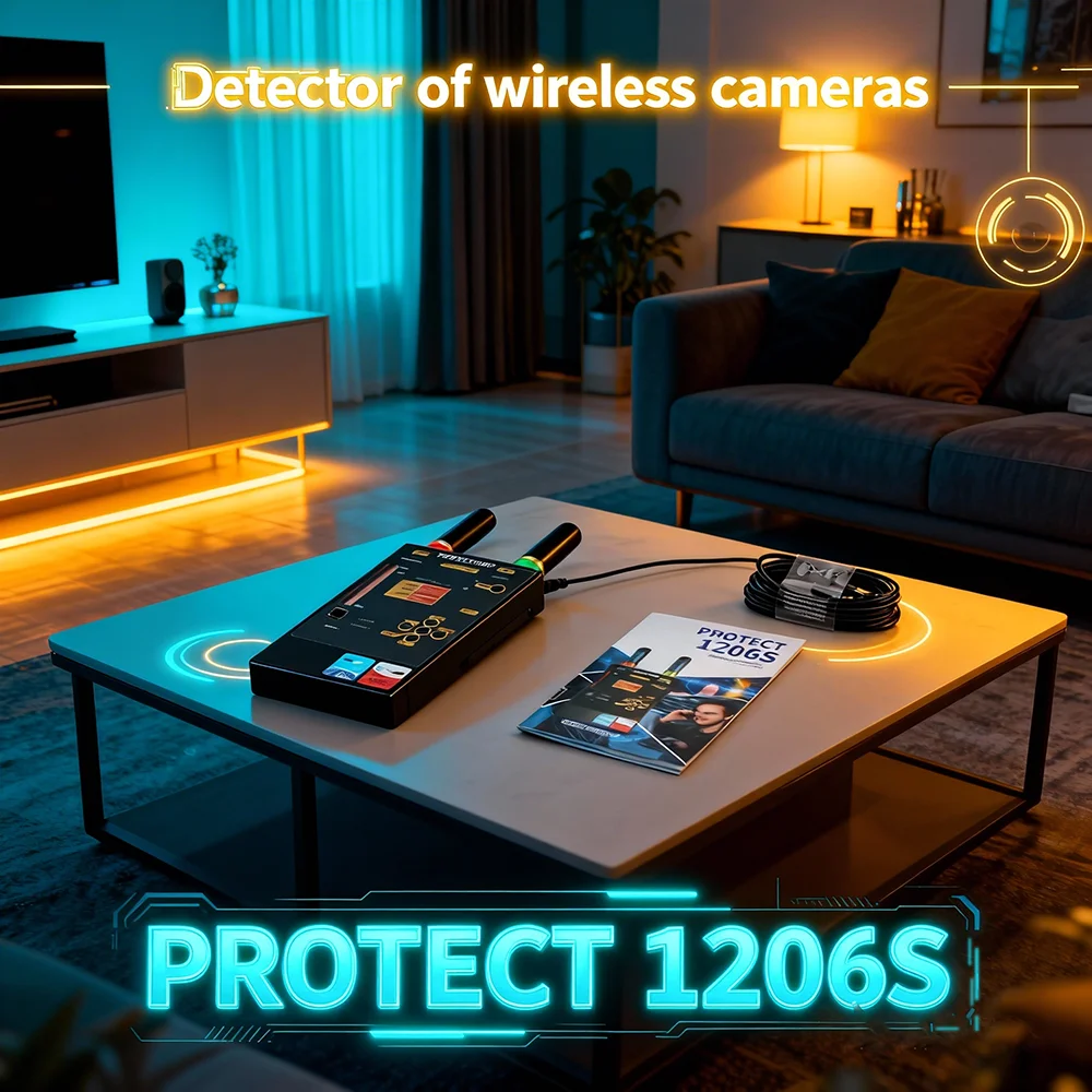 2025 Best Professional Mini Bug GSM GPS Tracker Anti-Spy RF Detector Innovative Infrared Camara Laser GSM WiFi Spy Signal Detect