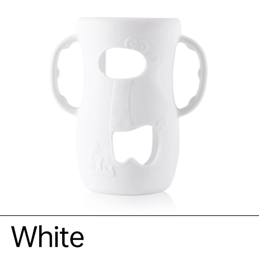 Premium Universal Bottle Cover Anti Break with Handles Bottle Holder Thermal Insulation Durable Silicone Sleeves Nursing