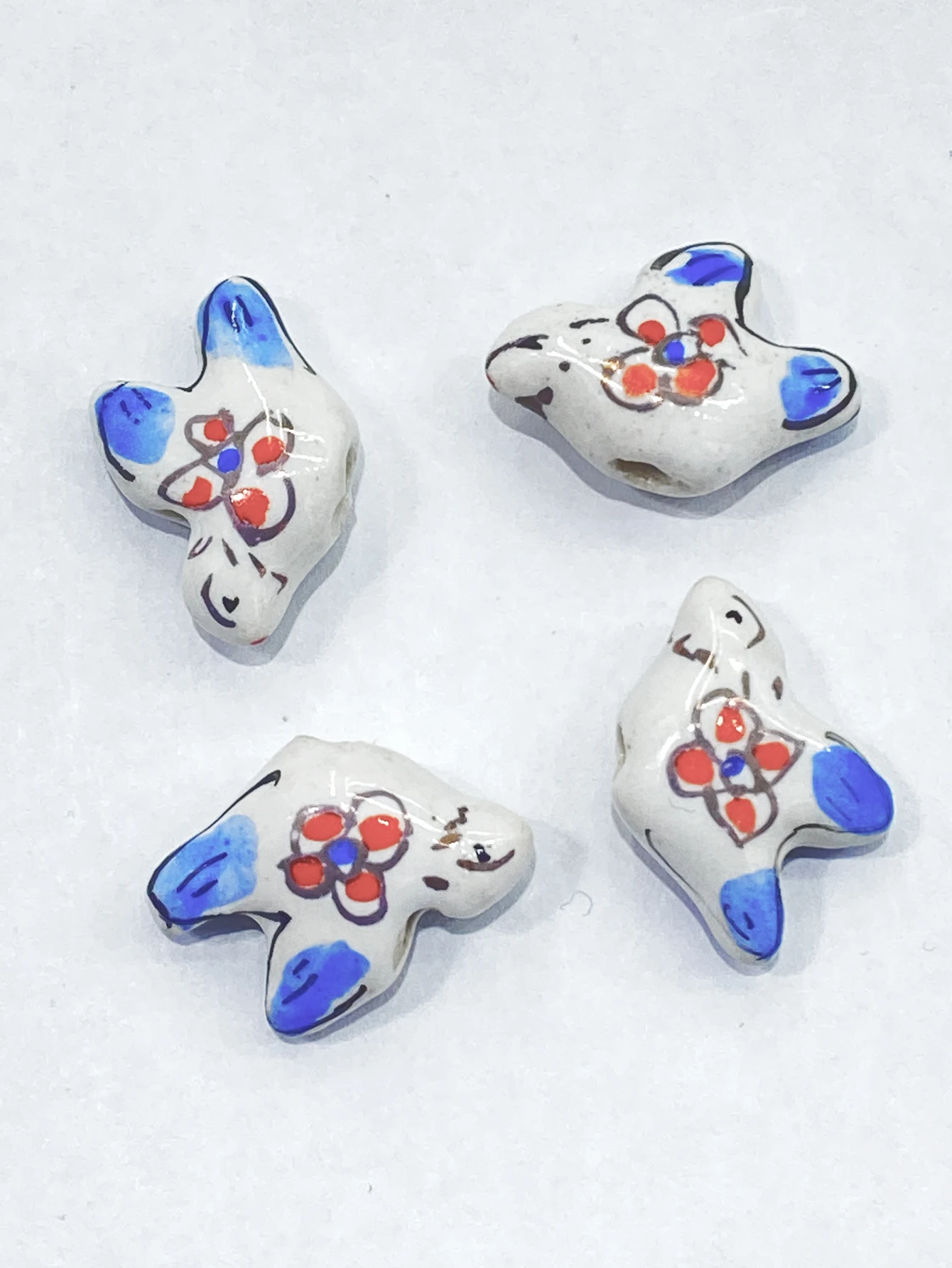 10*5MM Tube Shape Long Cylinder Ceramic Porcelain Spacer Beads For Jewelry Making DIY Column Accessory
