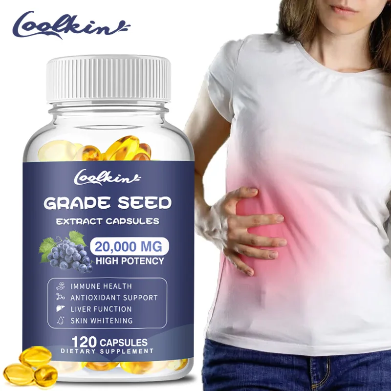 

Натуральный экстракт виноградных косточек - для поддержки отбеливания кожи, борьбы со старением, антиоксидантов, способствующего здоровья кожи.