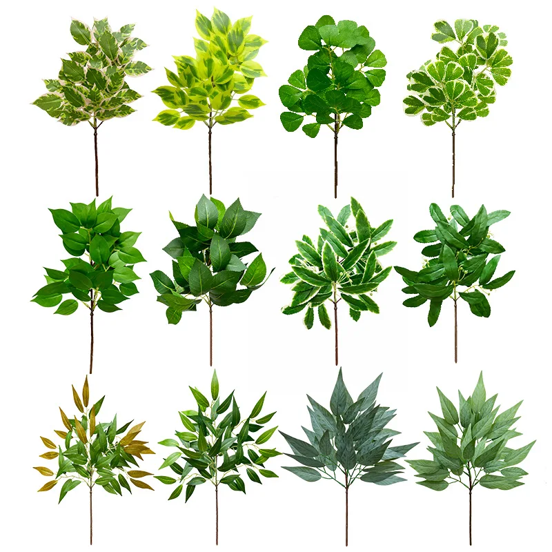 

Table flower arrangement accessories simulation greenery eucalyptus leaves home outdoor eucalyptus leaves simulation leaves DIY