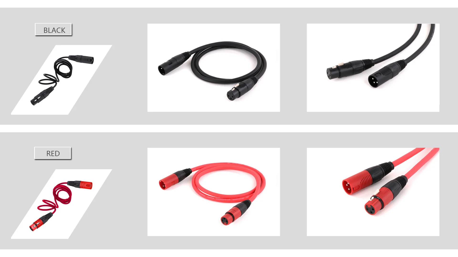 1PC 3Pin XLR Kabel Männlich zu Weiblich Kunststoff Anschlüsse OFC Kupfer Abgeschirmt für Mixer Mikrofon Verstärker 0,3 m 1 m 2 m 3 m 5 m 10 m 15 m – Detail 12