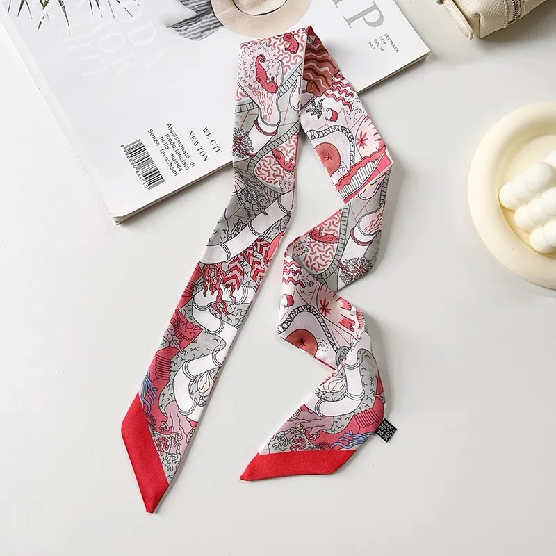 Long Strip Scarf for Women Multipurpose Wrap