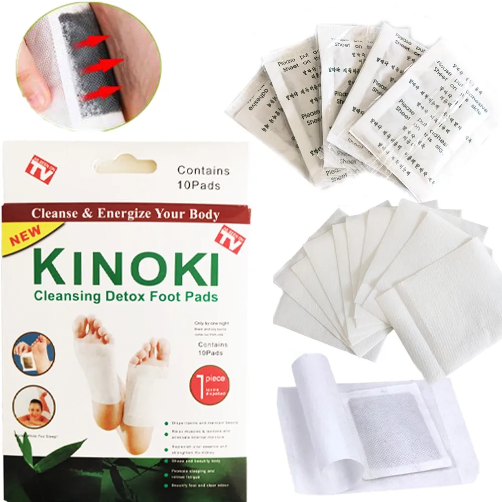 Kinoki Natural Herbal Cleansing Toxins Detox Foot Patches Weight Loss Patches for Stress Relief Deep Sleep Bamboo Sleep Slimming