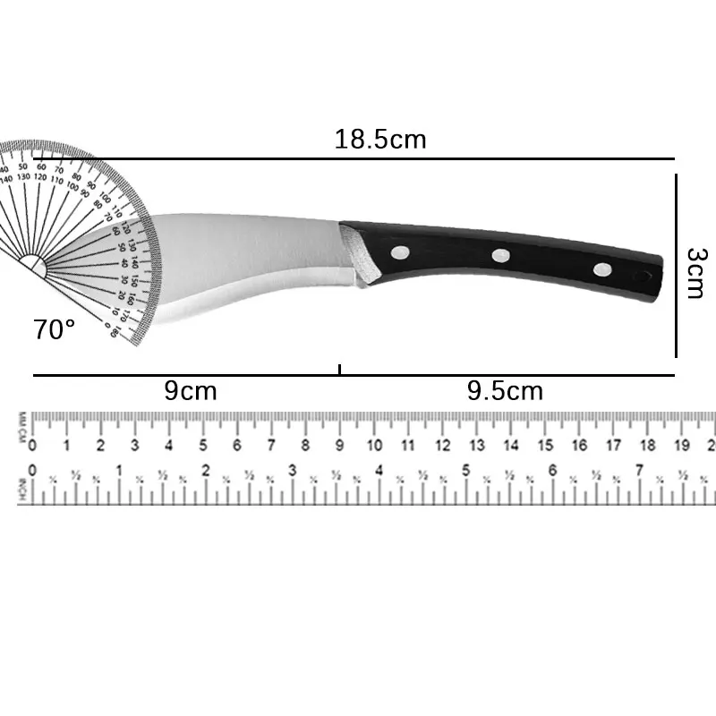 Wild Camping Style Knife Portable Knife Pocket Knife Wilderness Straight Knife Outdoor High Hardness Multifunctional Knife Straight Knife