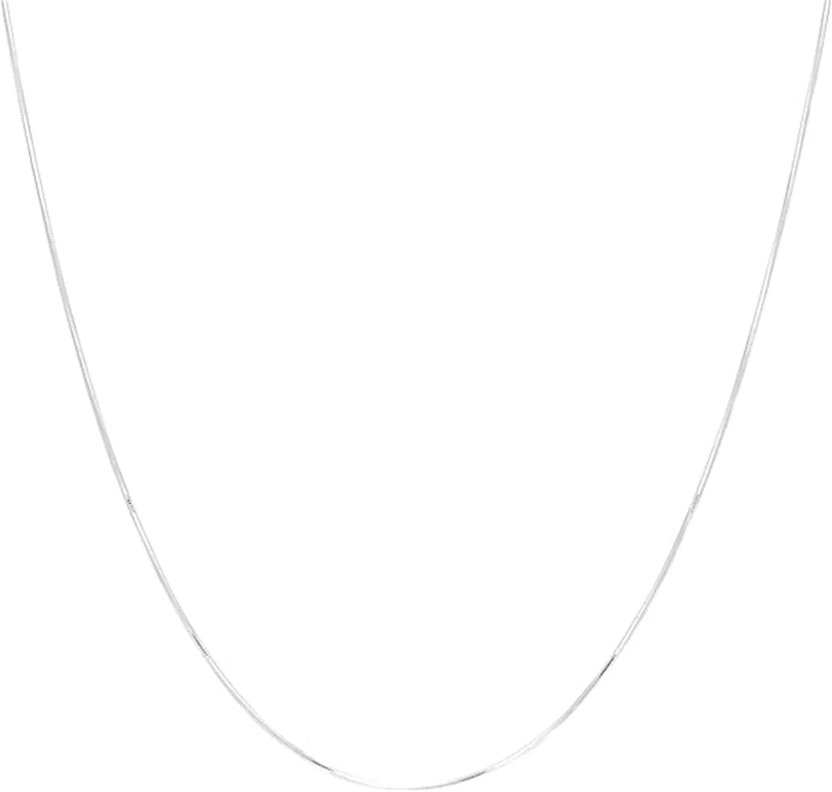 925 Sterling Silver Solid Snake Chain Necklace, Unisex