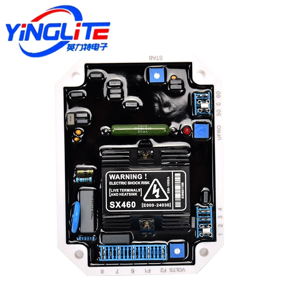 SX460 AVR High Quality Automatic Voltage Regulator for Engine Units Excitation Regulator Board for Diesel Units