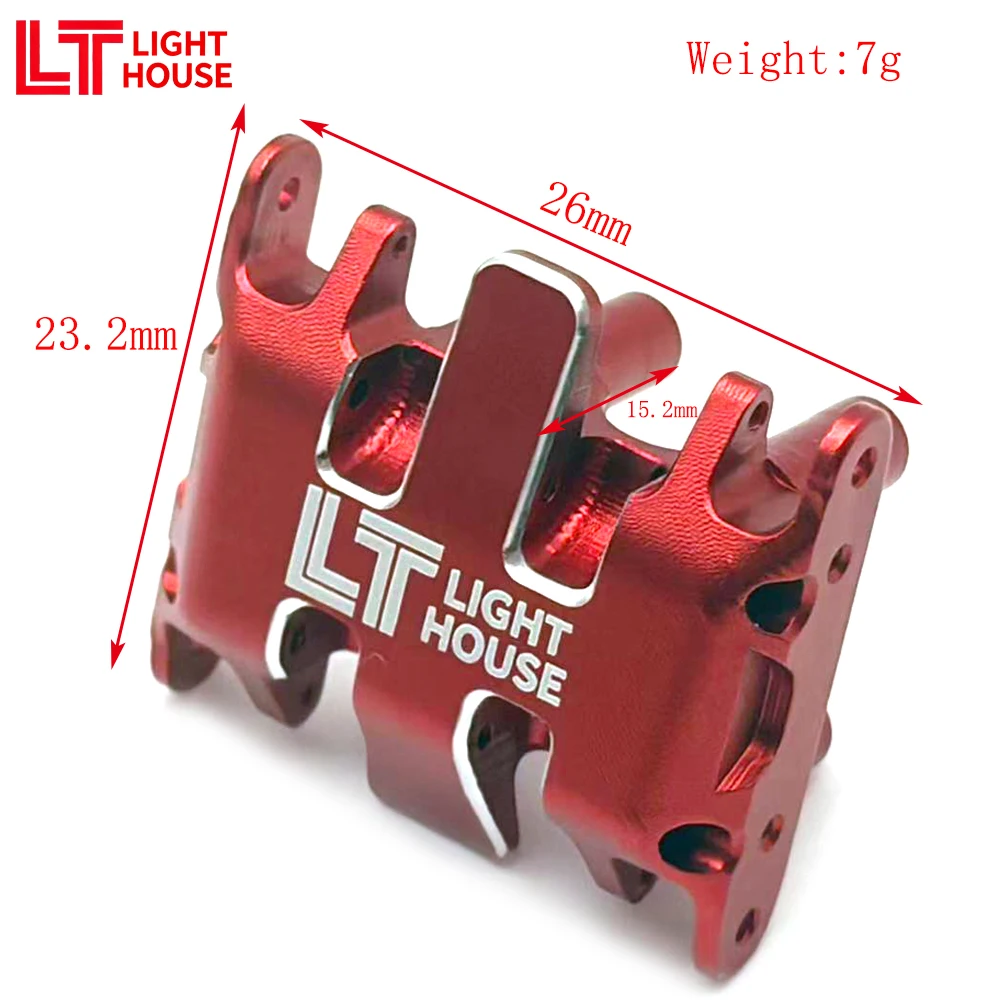 LIGHT HOUSE Aluminium skidplate voor SCX30 Auto's Upgrade Onderdelen Auto Racing Model Auto Accessoire