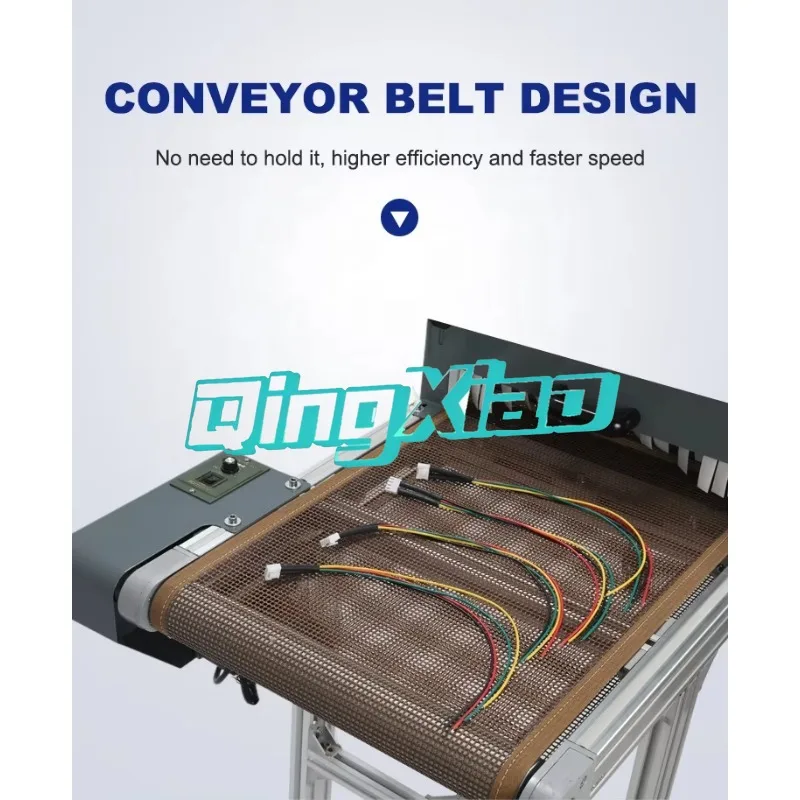 Automatic Wiring Harness Tunnel Furnace Infrared Heating Tube Shrink Baking  Machibe  Wire Double-sided Baking Heat Pipe Machine