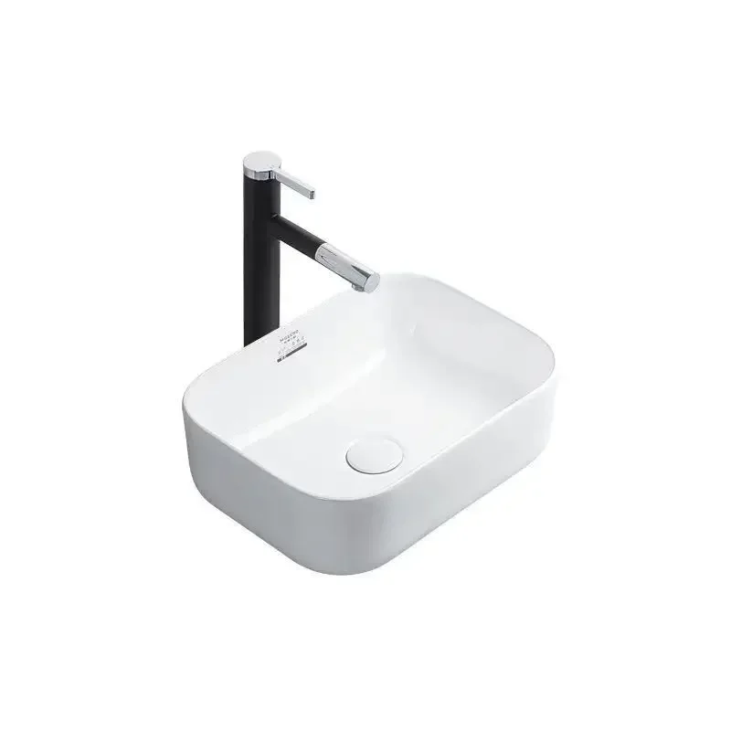 Pedestal basin balcony ceramic washbasin pan Single basin toilet basin household