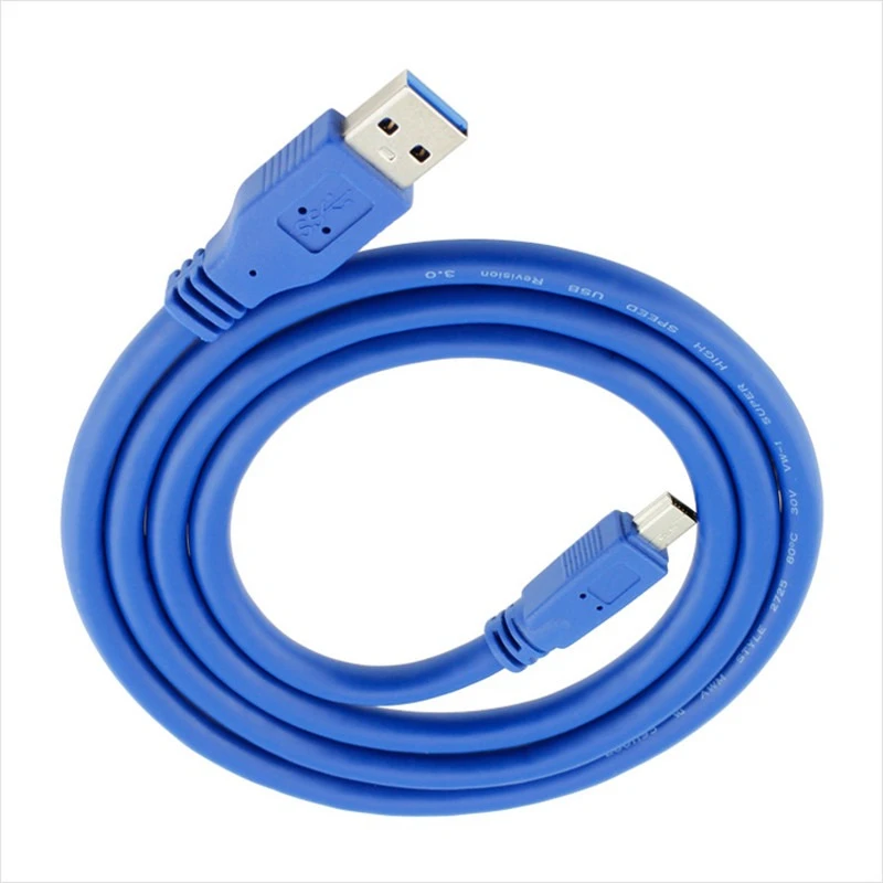 USB 3.0 A Male to Mini 10Pin B Extension Cable USB 3.0 A Male to Mini USB Cable 0.3M/0.6M/1M/1.5M/1.8M/3M/5M 1FT 2FT 5FT 6FT