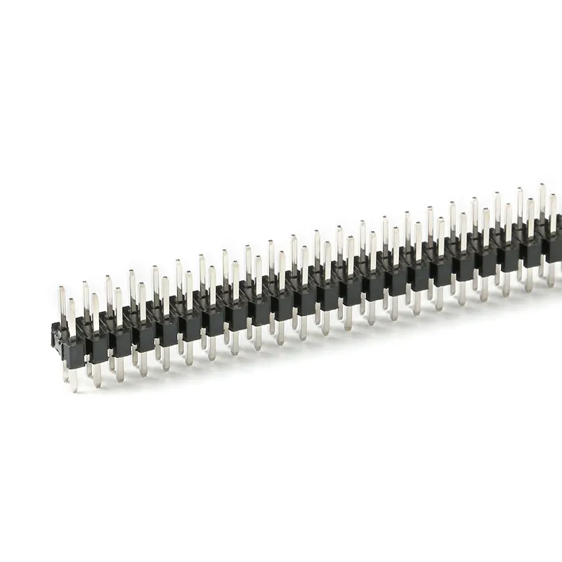 100 stücke 2,0mm 2x40 Pin 80 Pin Kupfer Pitch männlich zweireihig Pin Header Strip gerade Nadel Stecker