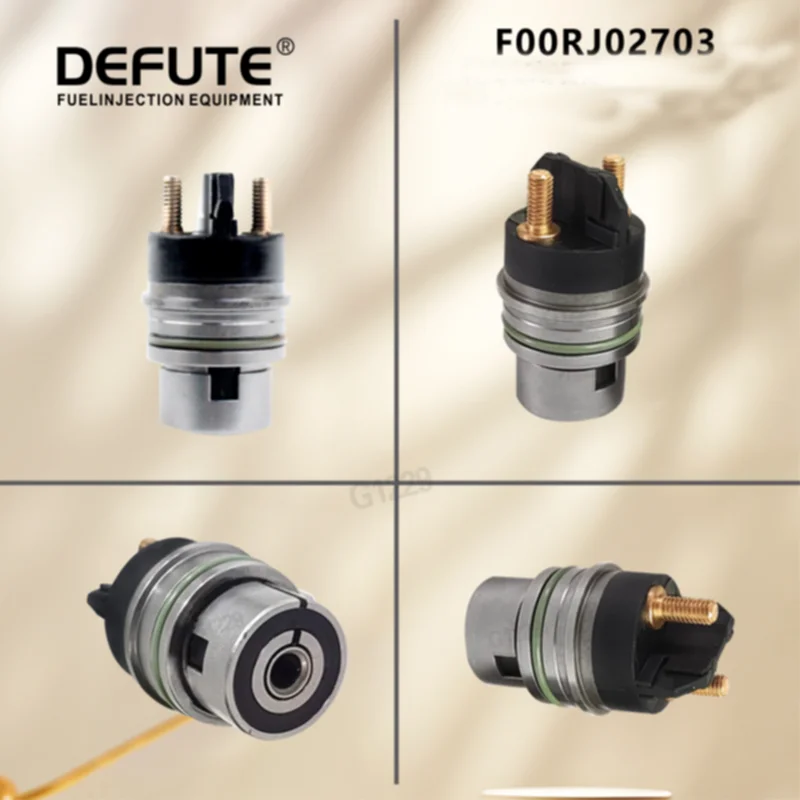 Válvula Solenoide de inyector de combustible F00RJ02703, válvula solenoide de repuesto CR para motor diésel F00R J02 703 para Bosch