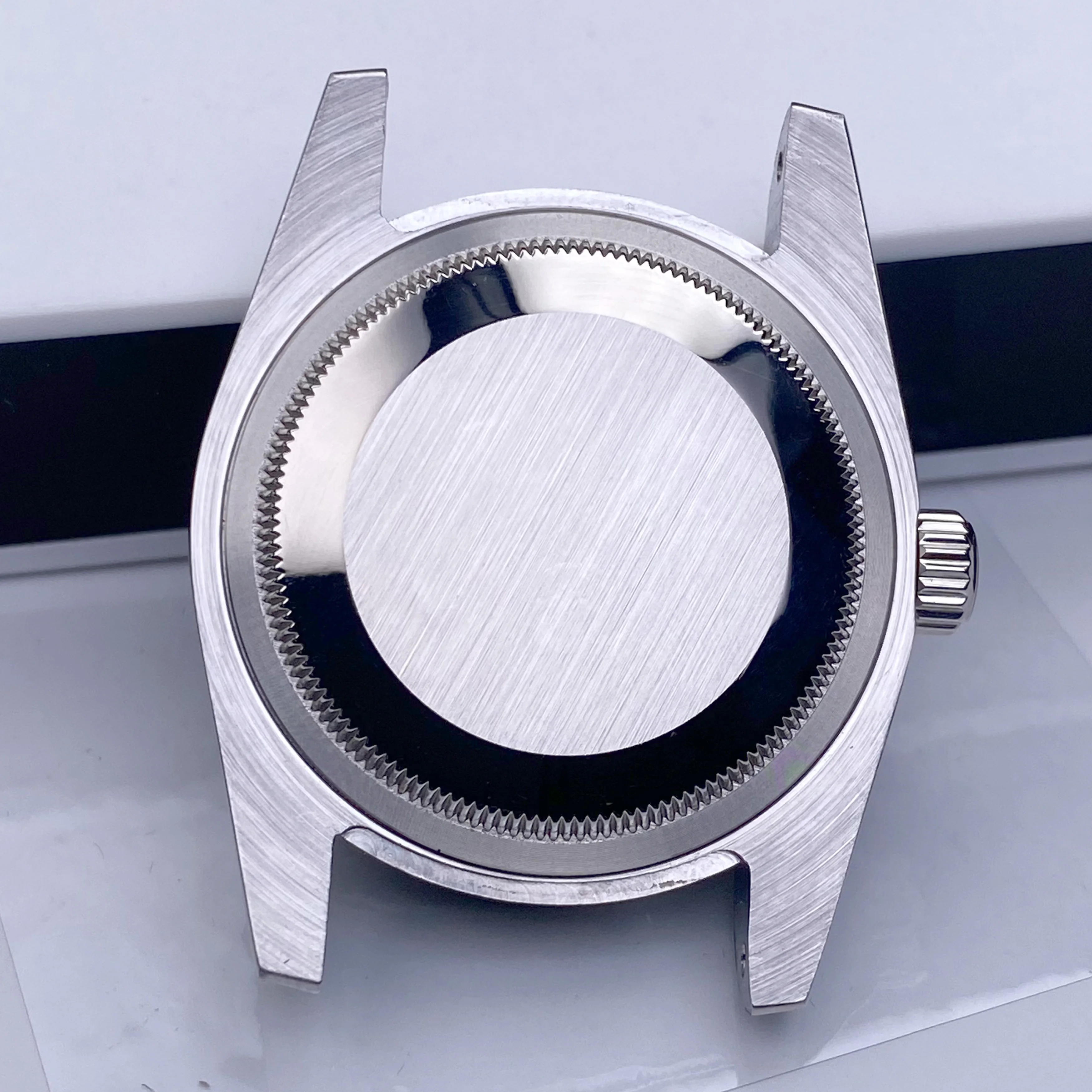 Новые поступления, корпус часов 36 мм, токарный номер двигателя для AK, запасные части, подходят для NH35/36, механизм, сапфировое стекло, нержавеющая сталь