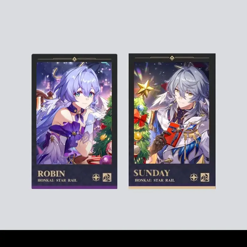 4PCS Anime Honkai: Star Rail Sunday Lomo Small Card Photocard HD Small Photo Cards For Fans Collection Postcard Friend Gifts