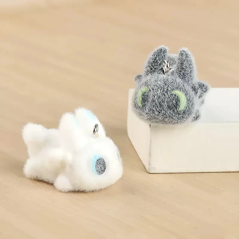 

Winter style 40pcs/lot color Flocking effect animal cartoon Dragon shape resin dolls beads diy jewelry garment pendant accessory