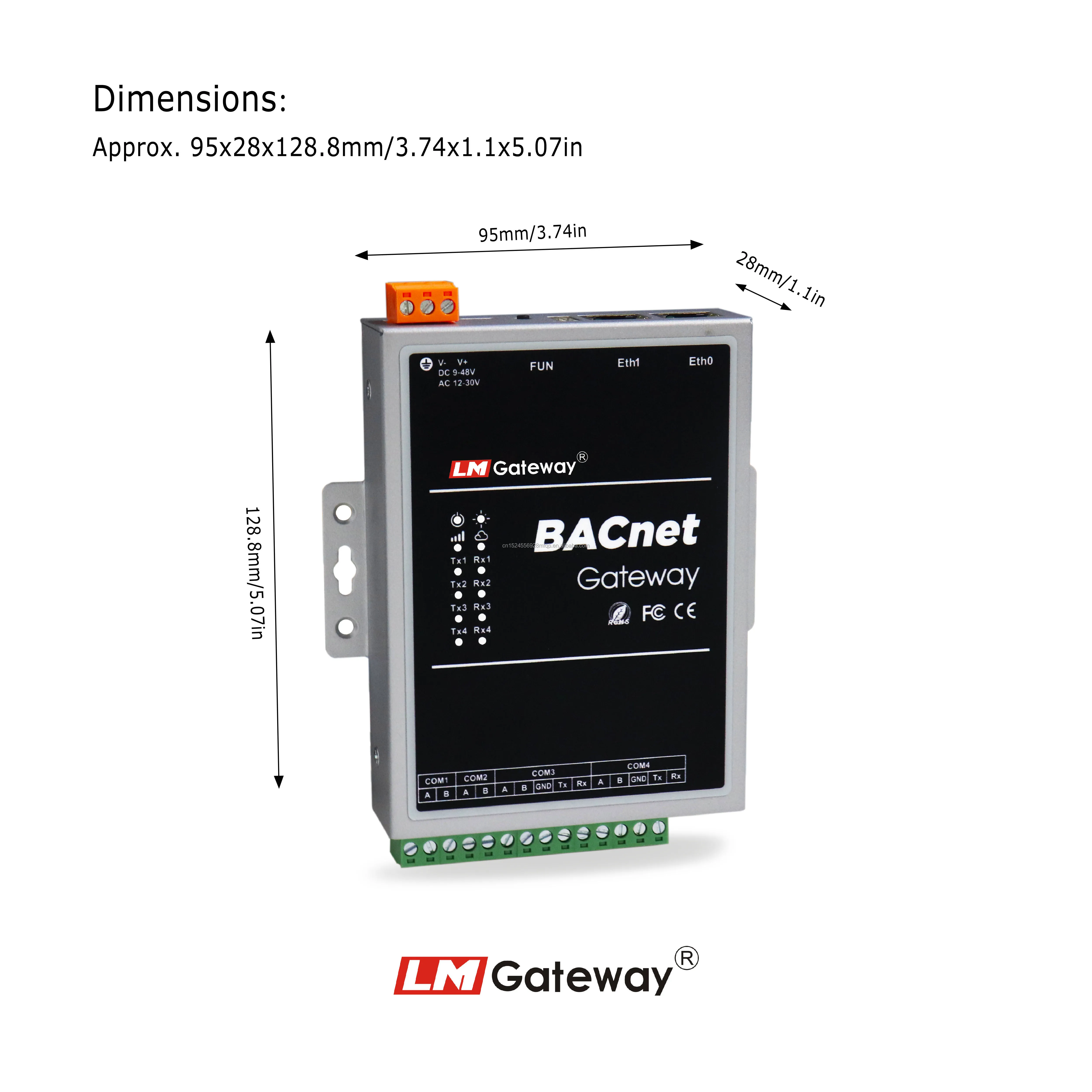 LM 414 IoT Gateway Modbus BACnet OPC IEC104  to MQTT HTTP Industrial Gateway