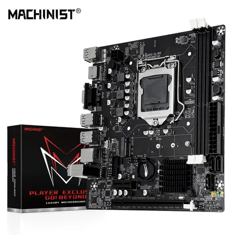 MACHINIST H61 Motherboard LGA 1155 DDR3 RAM kompatibel mit Intel Core CPUs 2. und 3. Generation unterstützt M.2 NVME SDD