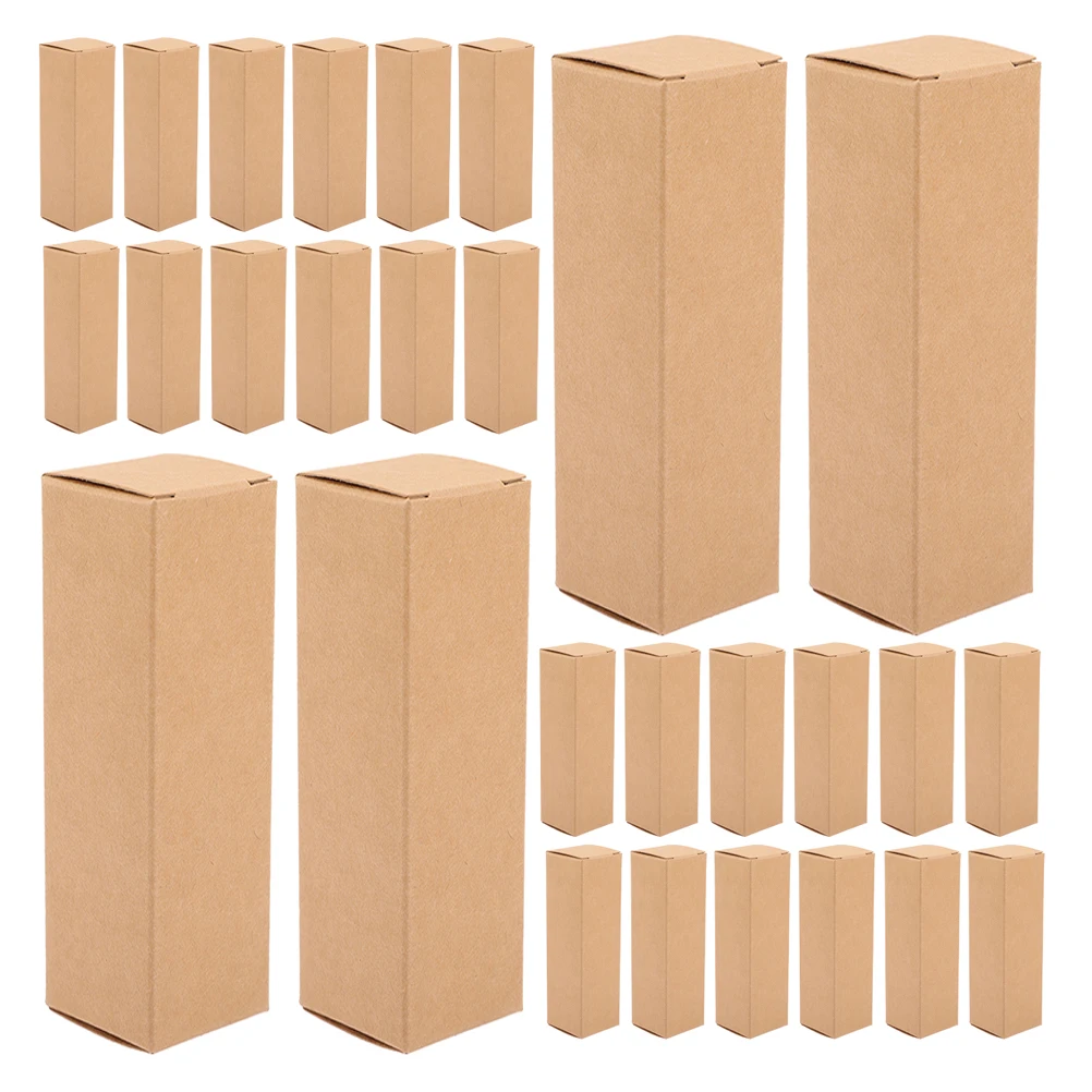 

50 Pcs Lip Balm Packaging Box Lipstick Gloss Tubes Container Bottle Boxes Aromatherapy