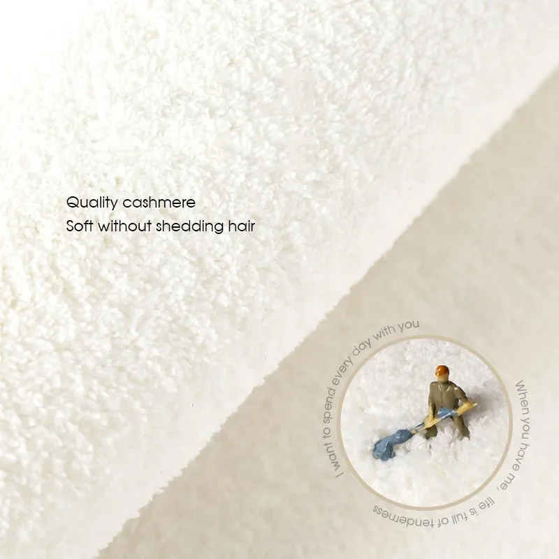 Minimalist Living Room Decoration Plush Carpet Large Area Line Lounge Rug Soft Fluffy Rugs for Bedroom Thick Anti-slip Floor Mat