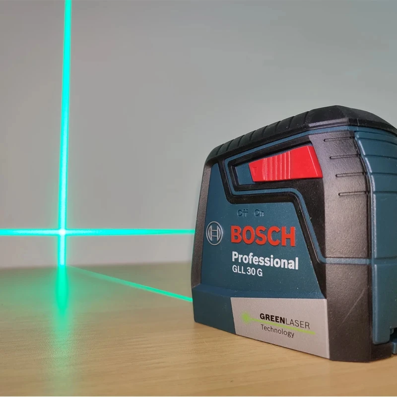 Bosch GLL30G livello Laser luce verde due linee orizzontale verticale Cross-Line Laser livello livello Laser automatico