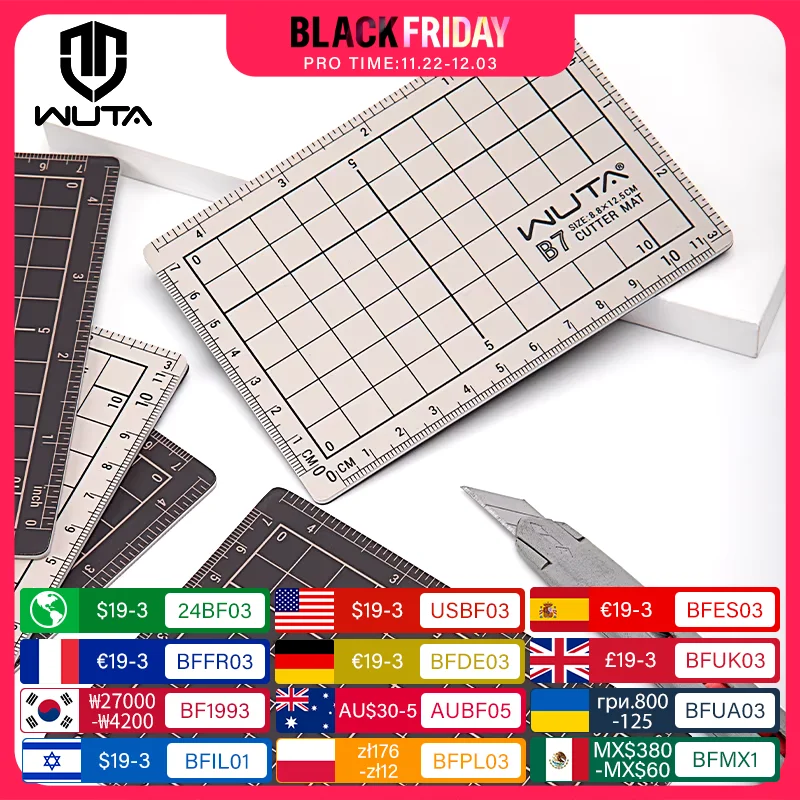 WUTA 1 шт. B7 коврик для резки, гравировка Pad, резной нож DIY Ремесло Разделочная Доска многоцелевой художественные канцелярские принадлежности Школьные поставки