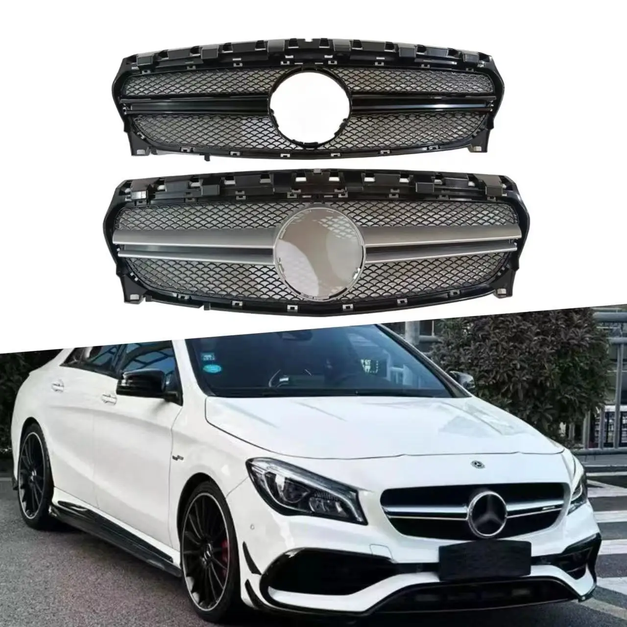 

Front bumper air intake vent grille For Mercedes Benz CLA-Class W117 2013-2019