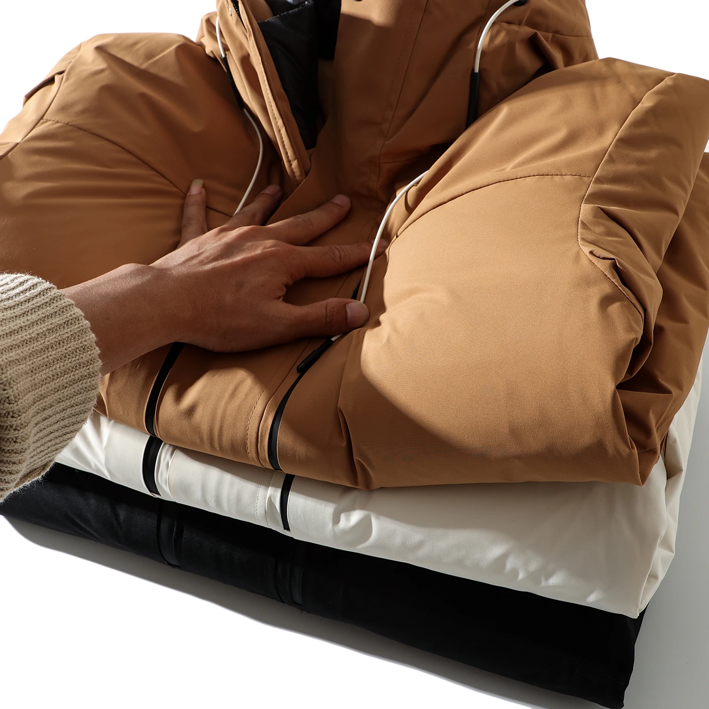 

Мужская зимняя куртка с капюшоном High-End Feel 90 Du, с водоотталкивающим покрытием, теплая, из полиэфирного волокна, ветрозащитная, стандартный крой