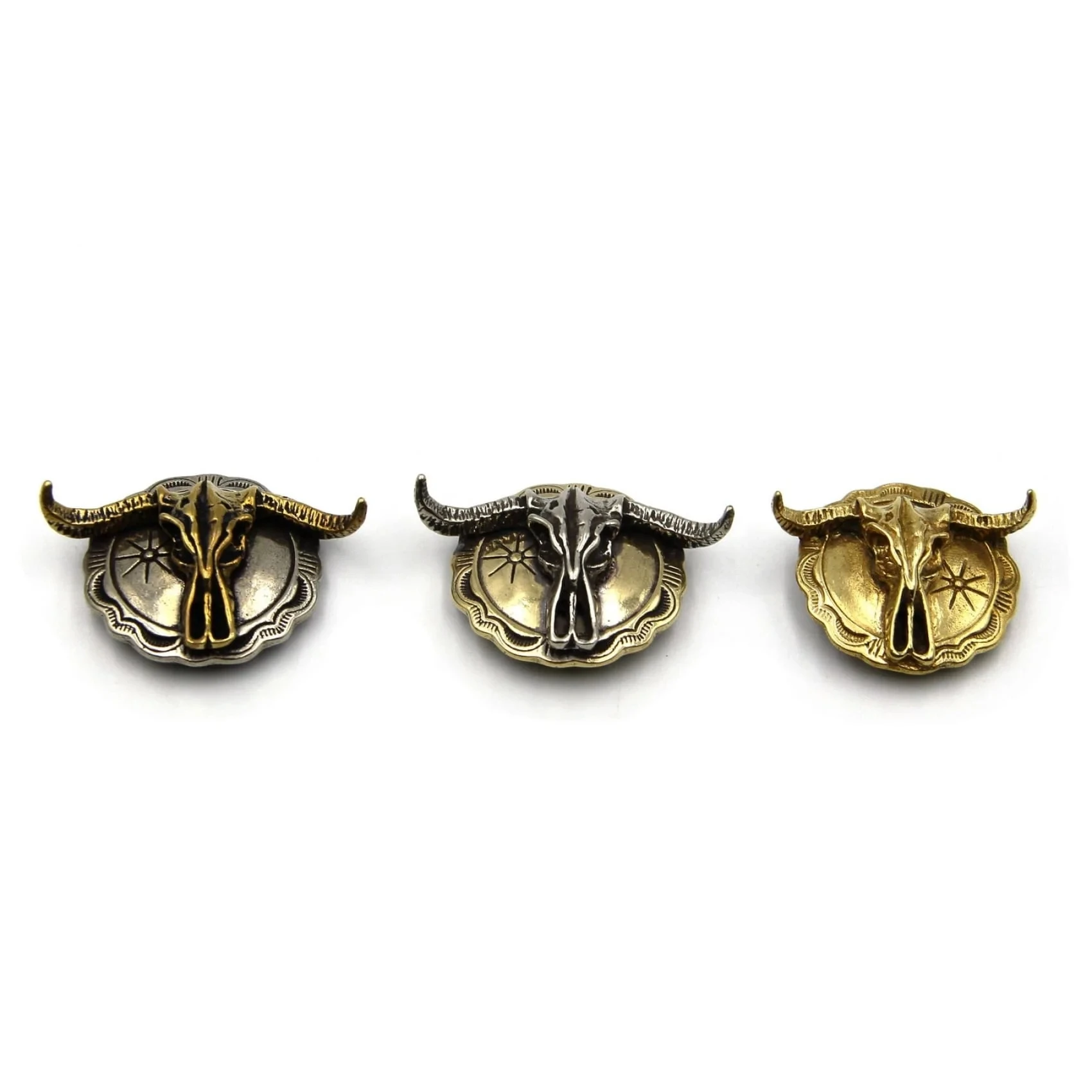 Bull Conchos schrauben Leder Dekor Knöpfe zurück