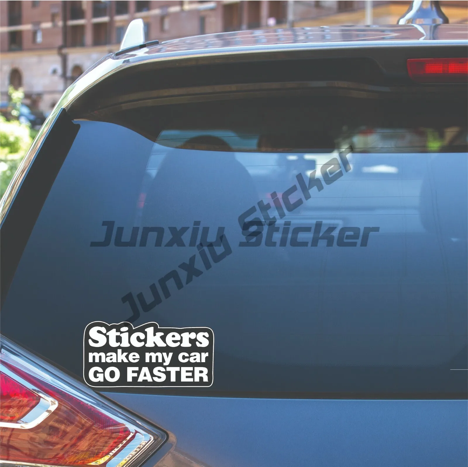 Stickers Make My Car Go Faster Sticker Window Bumper Funny Car Decal