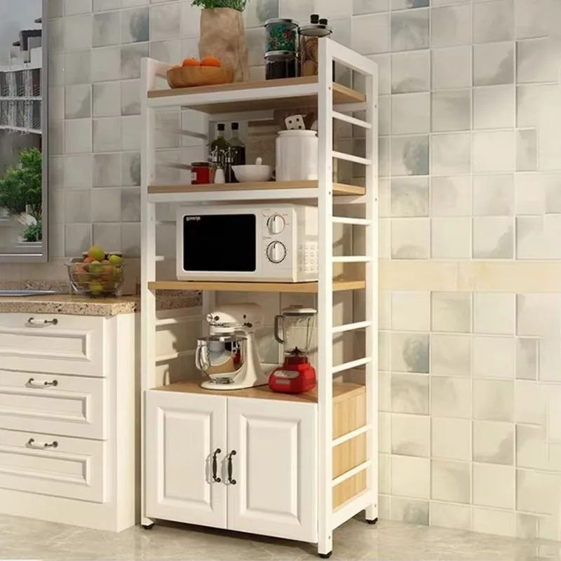 Kitchen Multifunctional Shelf Oven Rack Cabinet Microwave Rack Seasoning