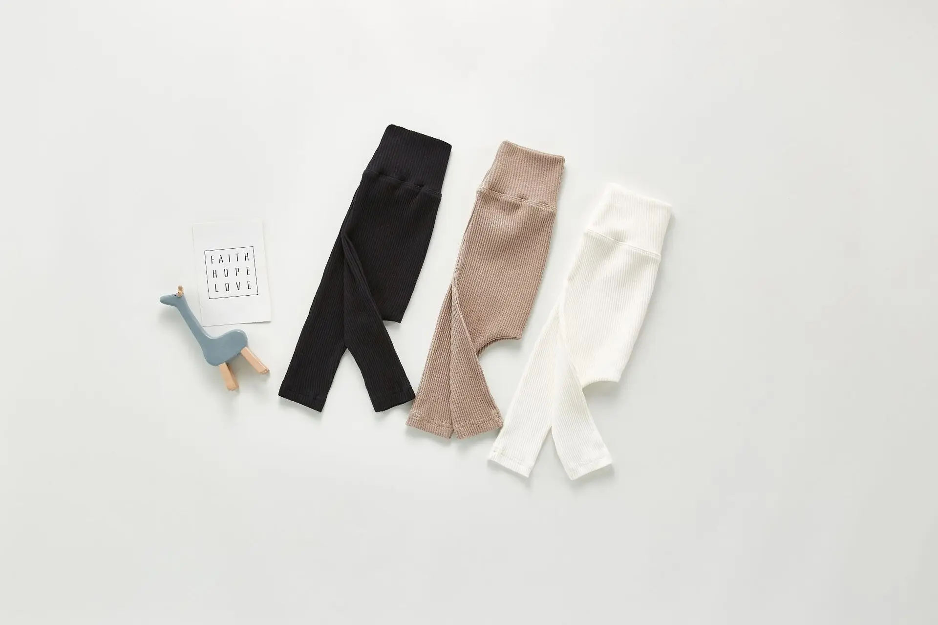 Frühling Und Herbst Neugeborenen Baby Jungen Und Mädchen Baumwolle Einfarbig Hohe Taille Leggings Kinder Mode Baby Kleidung – Detail 3