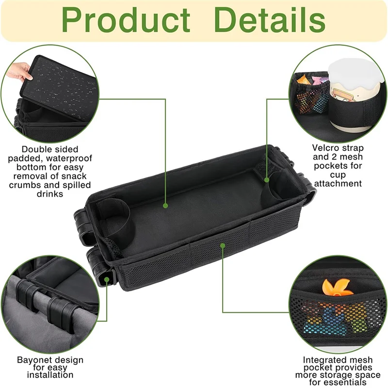 ملحق مرفق صينية الوجبات الخفيفة لعربة الأطفال AA01-لـ Wonderfold Wagon W2 Universal Mounting Kit