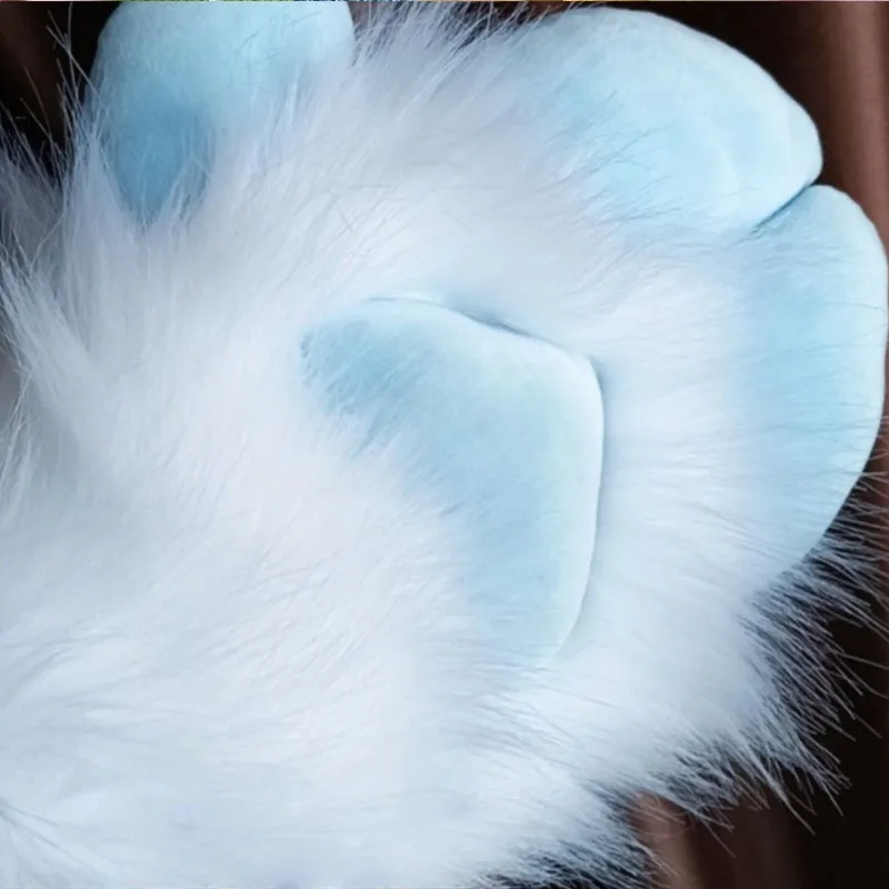 

Animal Costume Fursuit Furry Sheep Gloves Paw Cosplay Animal Paw Halloween Cute Furry Animal Claw Cat Claw Gloves New