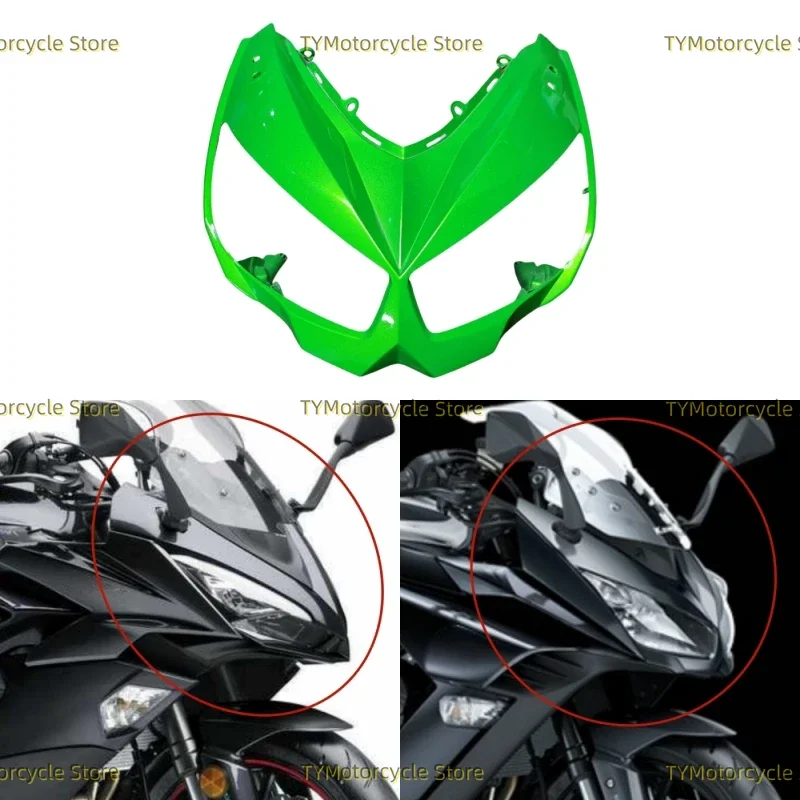 Motorcycle Upper Front Nose Fairing Headlight Cowl Fit for KAWASAKI Z1000SX 2010 2011 2012 2013 2014 2015 2016