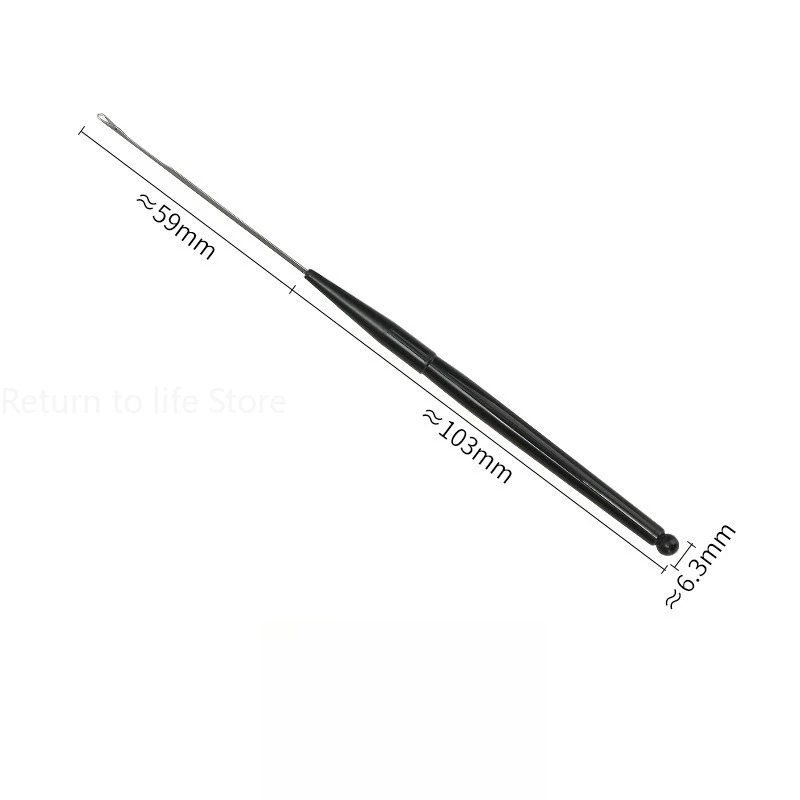 أداة احترافية بخطاف مزلاج صغير لوصلات الشعر تجديل الكروشيه الديكور DIY صيانة المجدل الحرفية