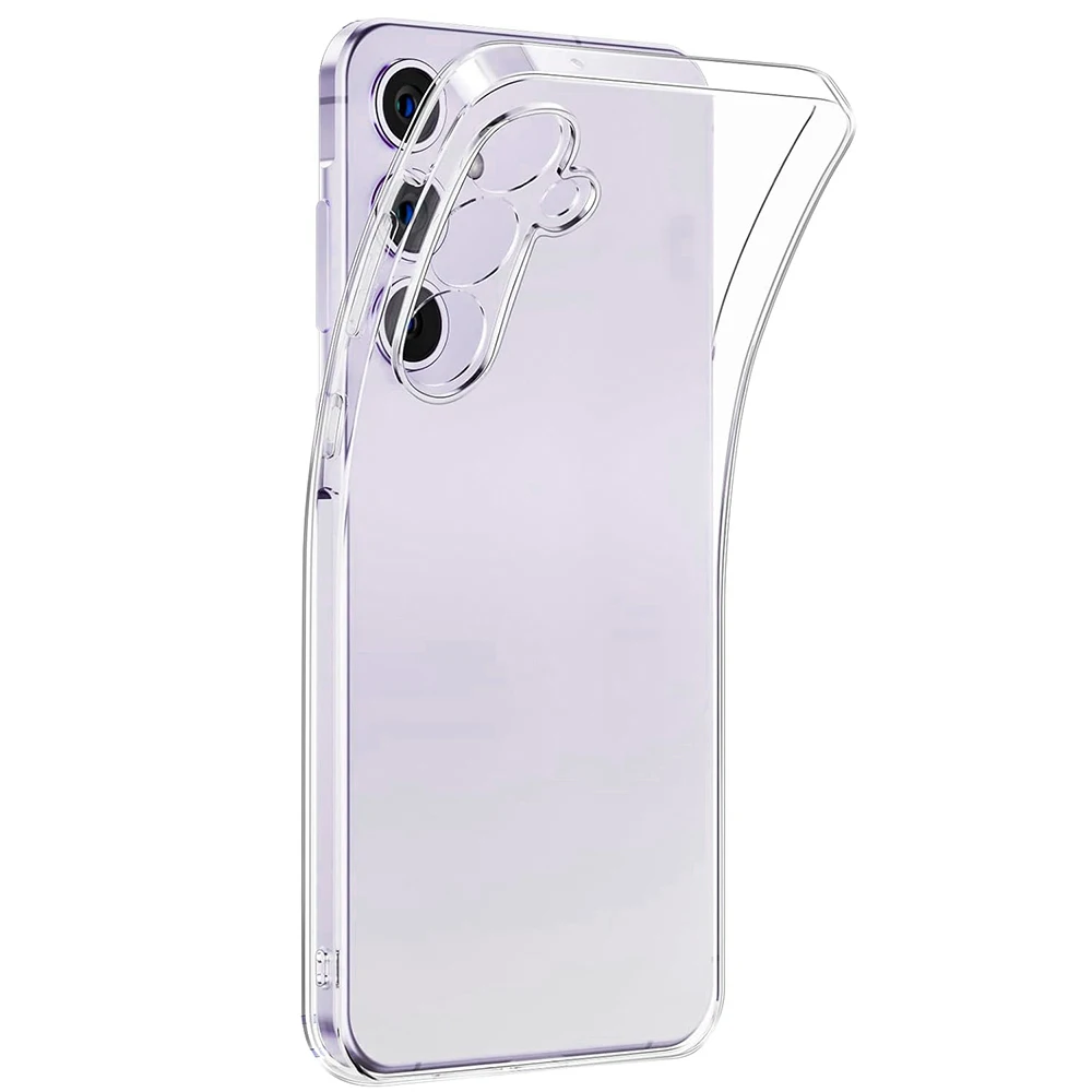 Full Camera Cover Silicone Soft Case For Samsung Galaxy A55 A35 A25 A15 A05s A05 A54 A34 A24 A14 Clear Ultra Thin Back Cover