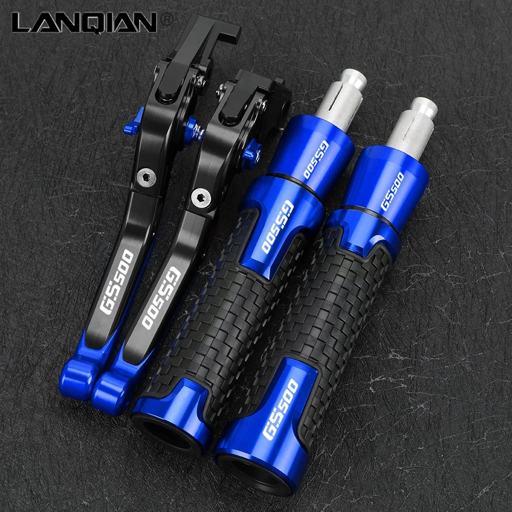 

Motorcycle Foldable Brake Clutch Levers 22MM 24MM Handlebar Knobs Handle Grips Ends For Suzuki GS500 1989-2008 2007