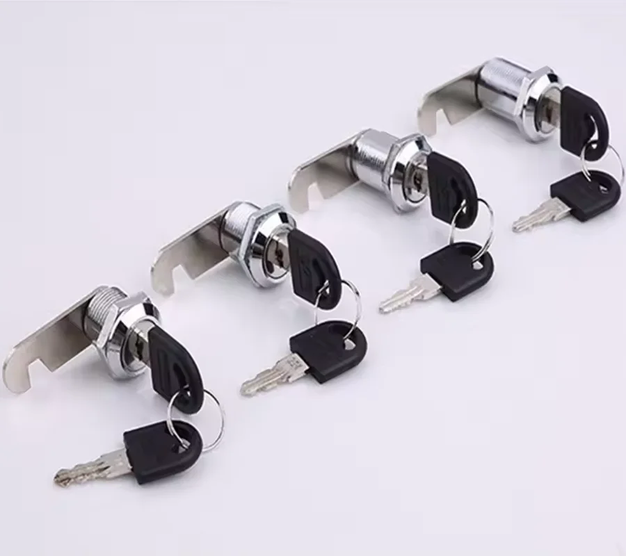 قفل خزانة من سبائك الزنك لصندوق بريد باب خزانة المكتب - قفل خزانة تخزين فولاذي متين للاستخدام المكتبي والمنزلي