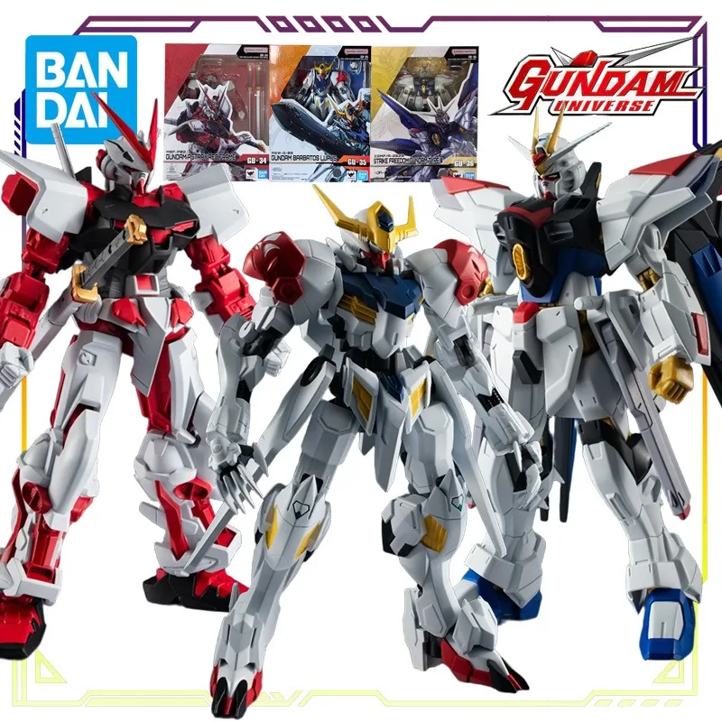 

Оригинальная серия BANDAI GUNDAM UNIVERSE GU-34, Heretic Gundam Red Machine, штурмовая свобода до типа II, экшн-фигурка, модель игрушки