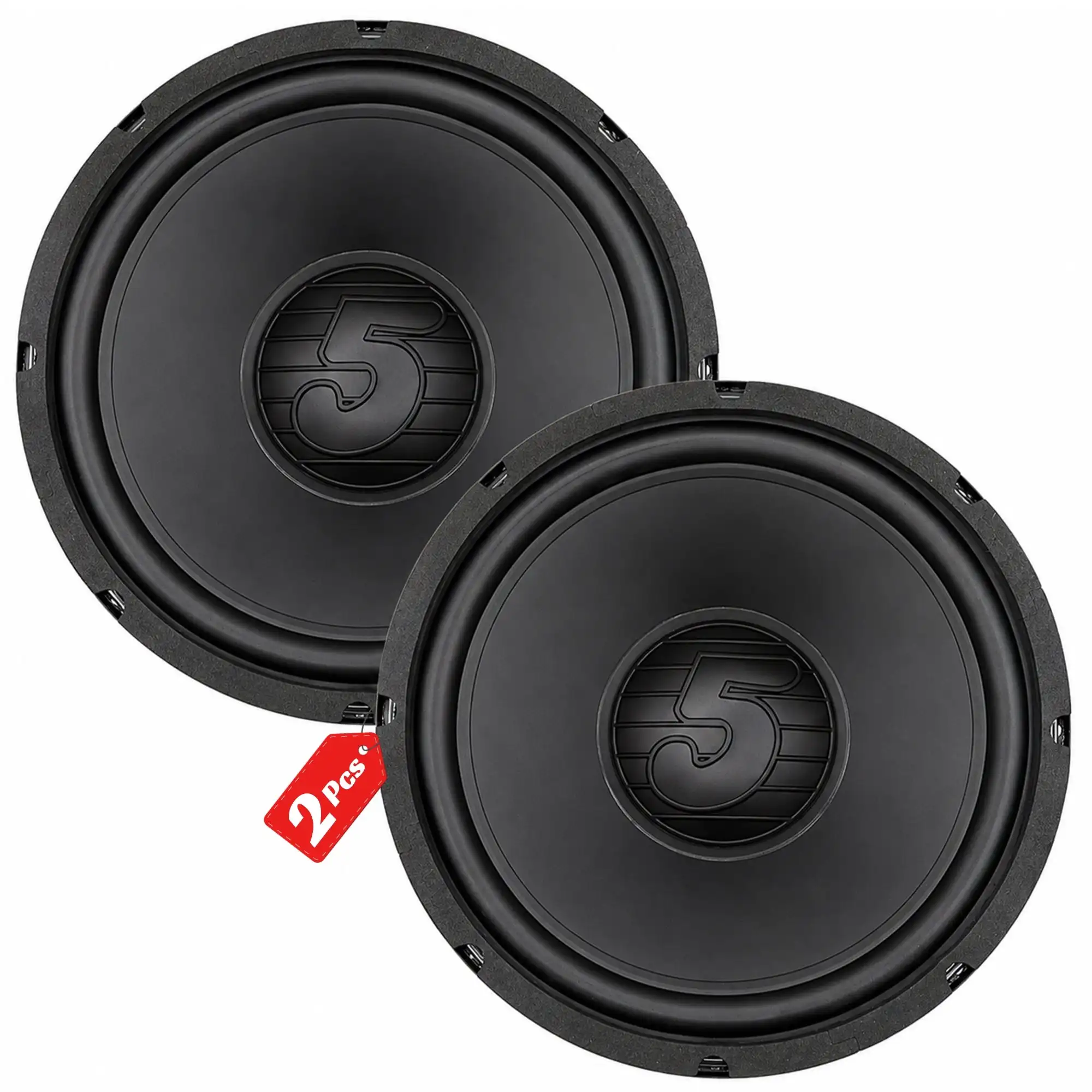 5 Core 12 Inch Car Woofer Audio Pair 400W 4Ohm Deep Bass Replacement Subwoofer for SUV Truck,WF 12 140 PP 4OHM 2PCS