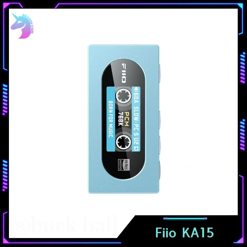 Fiio Ka15 Portable Usb Dac Headphone Amplifier Usb Dongle With 3.5mm And 4.4mm Headphone Output Custom For Music Headphones