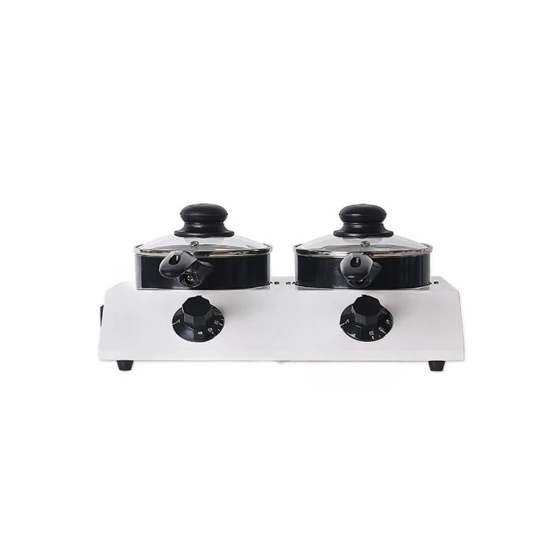 Single/double cylinder chocolate hot melt machine, two-head electric constant temperature jam chocolate melt machine