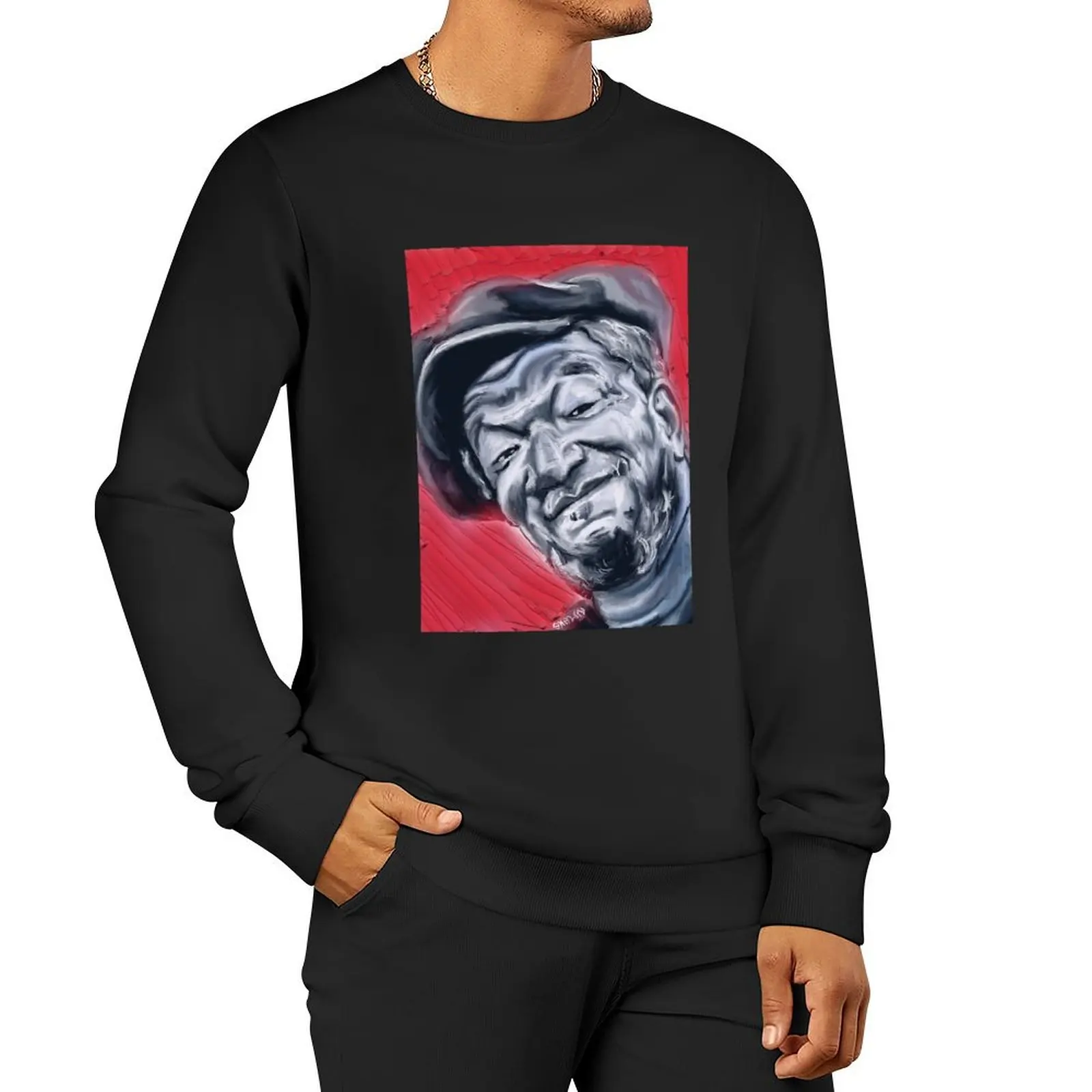

Redd Foxx Classic Pullover Hoodie autumn clothes korean clothes men's winter sweater new sweatshirts