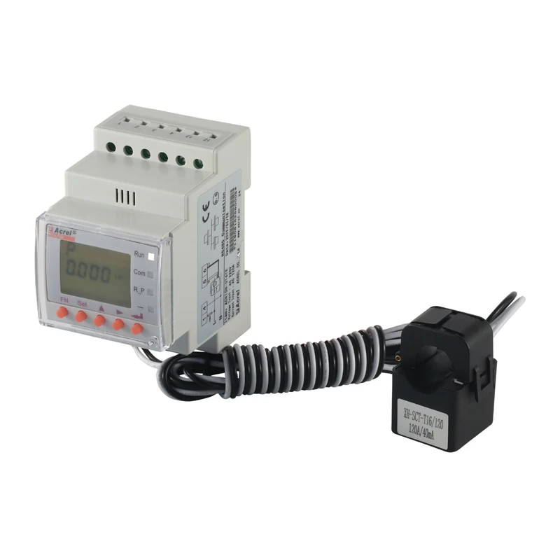 Single phase power meter ACR10R solar RS485 measure 8A current high precise PV installation