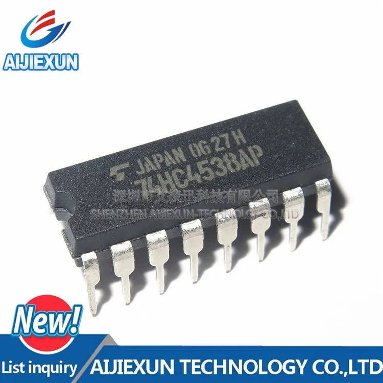 

10PCS 74HC4538AP DIP16 in stock 100% New and original
