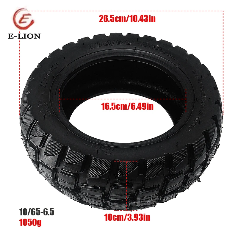 100/65-6.5 Tubeless Tyre for Electric Scooter 11 Inch Vacuum Tire 100 65 6.5 Off-road Pneumatic Tire