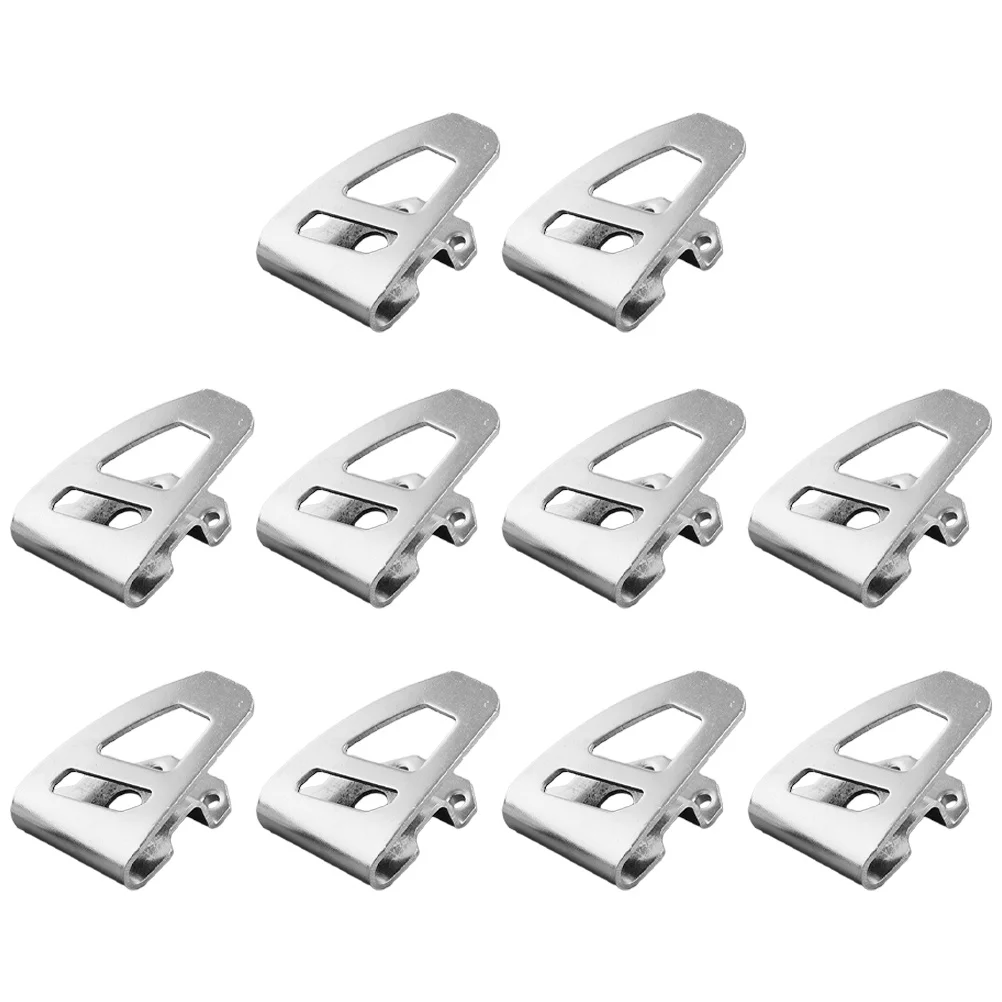 

10pcs Impact Parts Steel Belt Clip Hook For Power Tool Quick Install Drill Tool Holder Belt Clip For Drill Driver