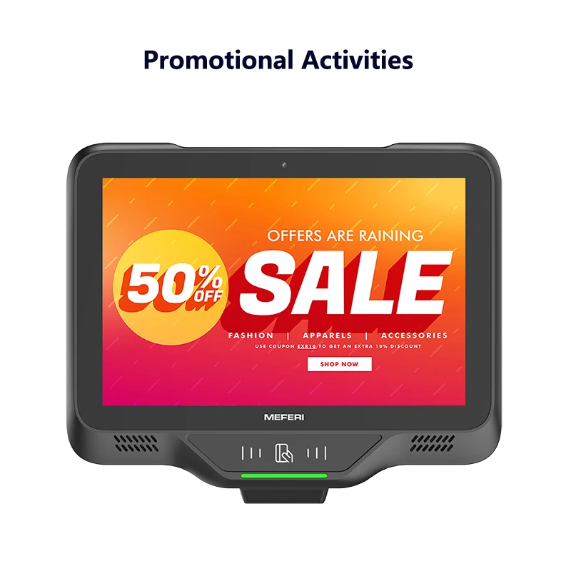 Ciao Partner MC45 Android 14 Mounted Tablet All-in-one Price Checker 10.1inch IPS Payment System For Supermarket